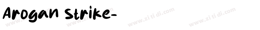 Arogan Strike字体转换